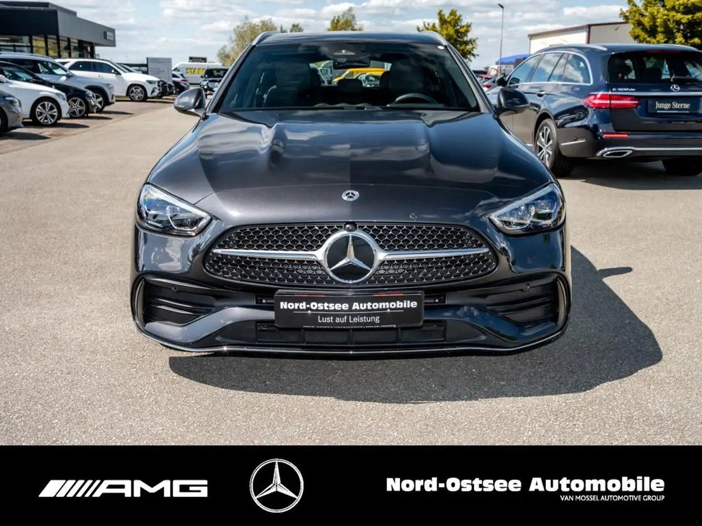 Mercedes-Benz C 220 T d AMG KAMERA DISTRO AHK LED KEYLESS SHZ Gris - 2