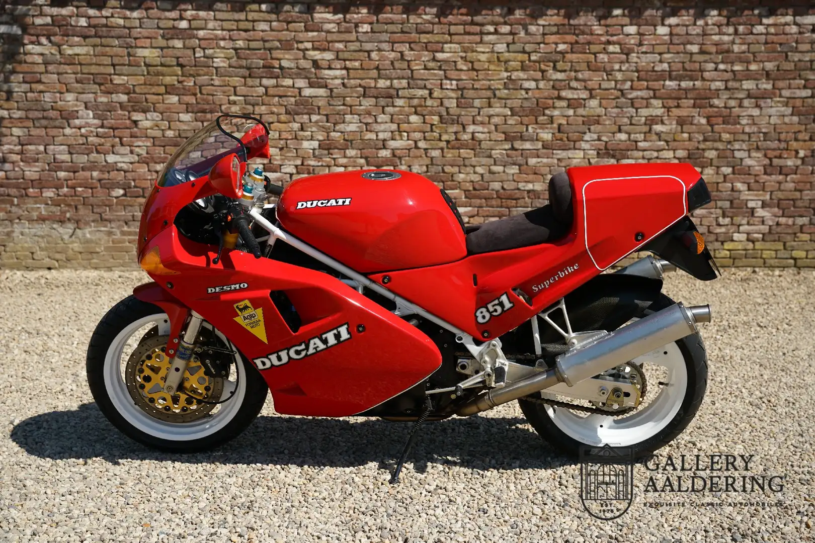 Ducati 851 Superbike SP2 with Only 285 km!!! Delivery mileage Czerwony - 1