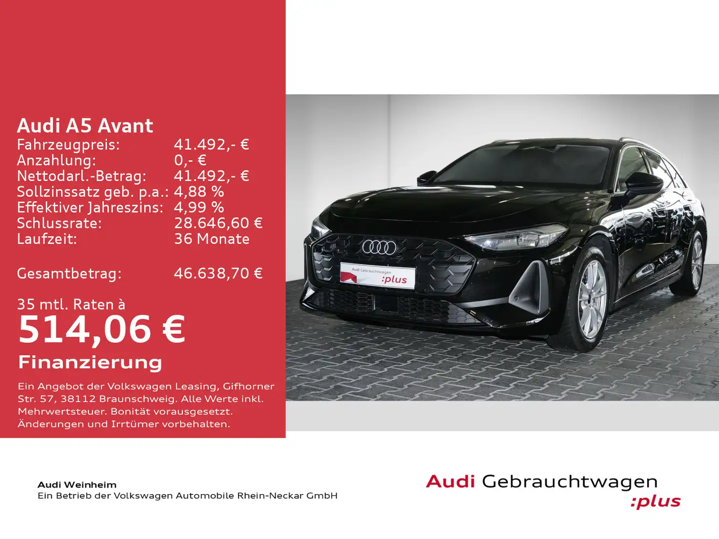 Audi A5 35 TFSI Navi LED MMI experience plus uv Schwarz - 2
