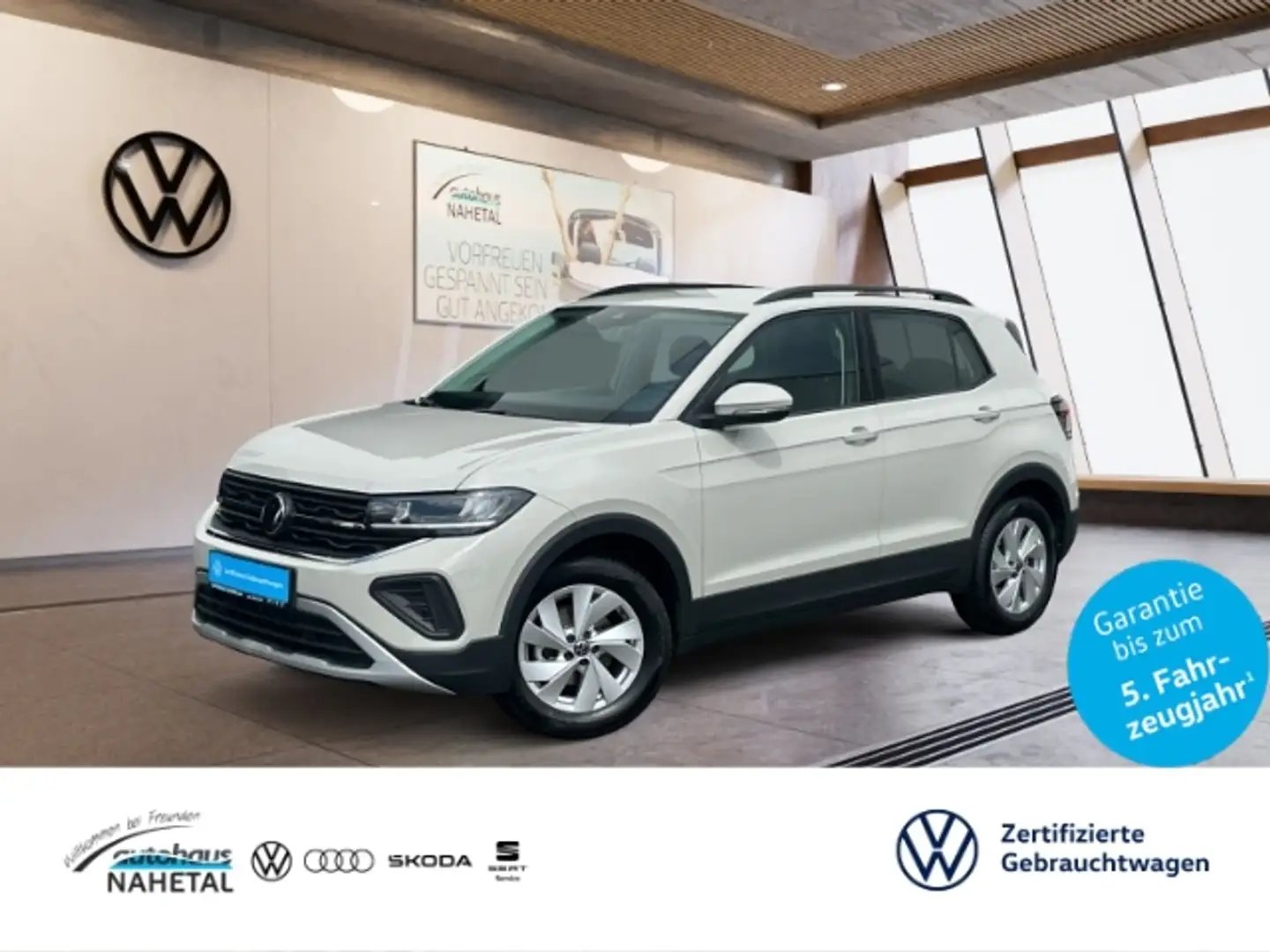Volkswagen T-Cross 1.0TSI Life LED NAVI AHK REAR VIEW ACC  TRAVEL ASS Grau - 1