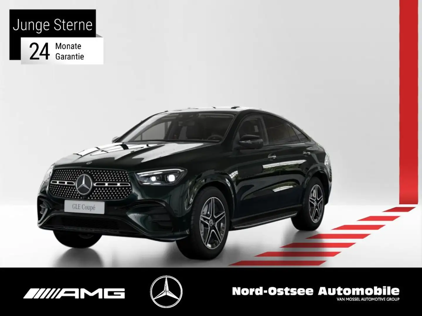 Mercedes-Benz GLE 400 e 4M AMG ADV+ NIGHT DISTRO AHK 360° BURM Vert - 1