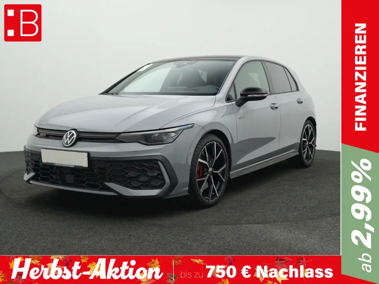 Volkswagen Golf GTI 8 2.0 TSI DSG BLACK STYLE PANO H&K-SOUND 19 ESTORI Grau - 1