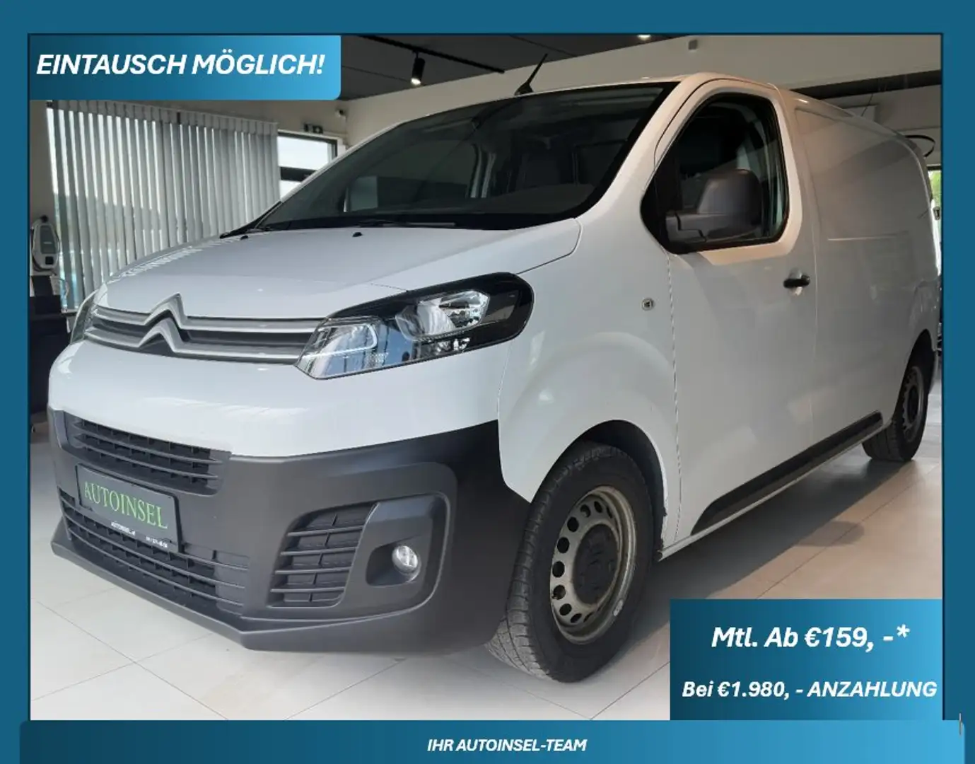 Citroen Jumpy BlueHDi 100 S Blanc - 1
