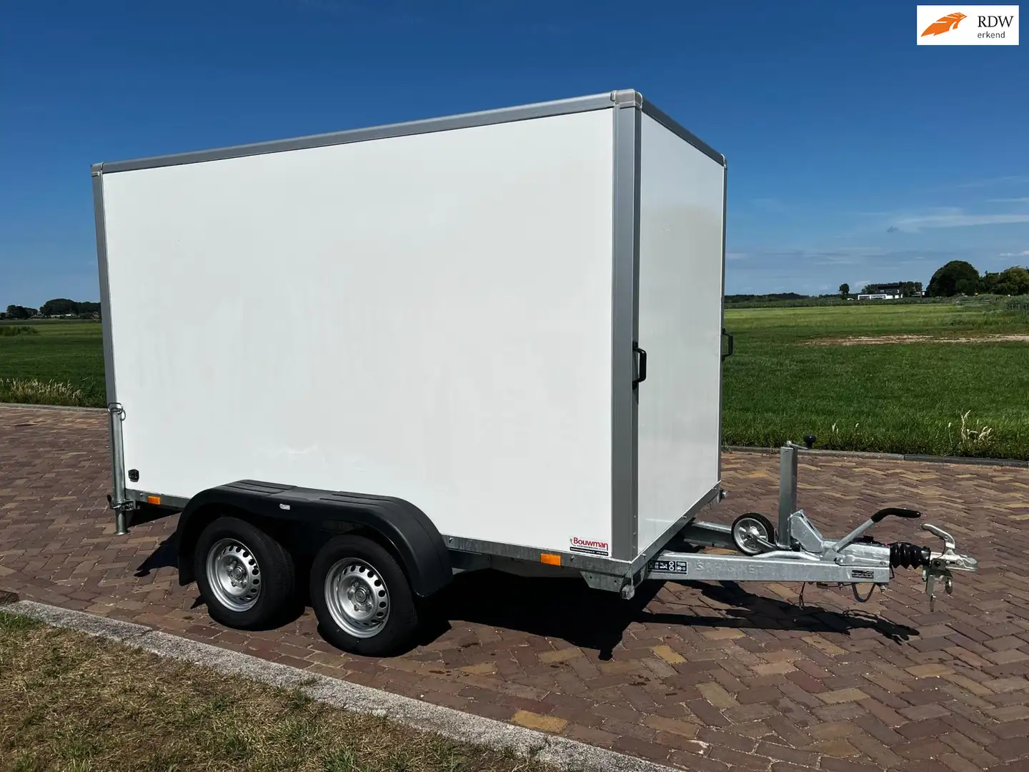 Saris Gesloten aanhangwagen 180 2000KG ZGAN Blanc - 1