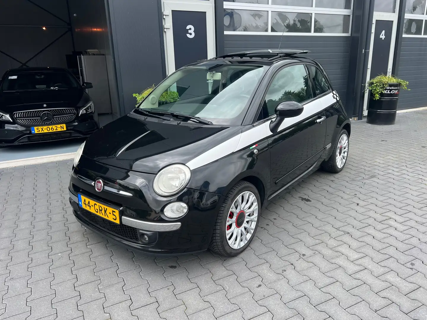 Fiat 500 1.4-16V NIEUWE APK !! Zwart - 1