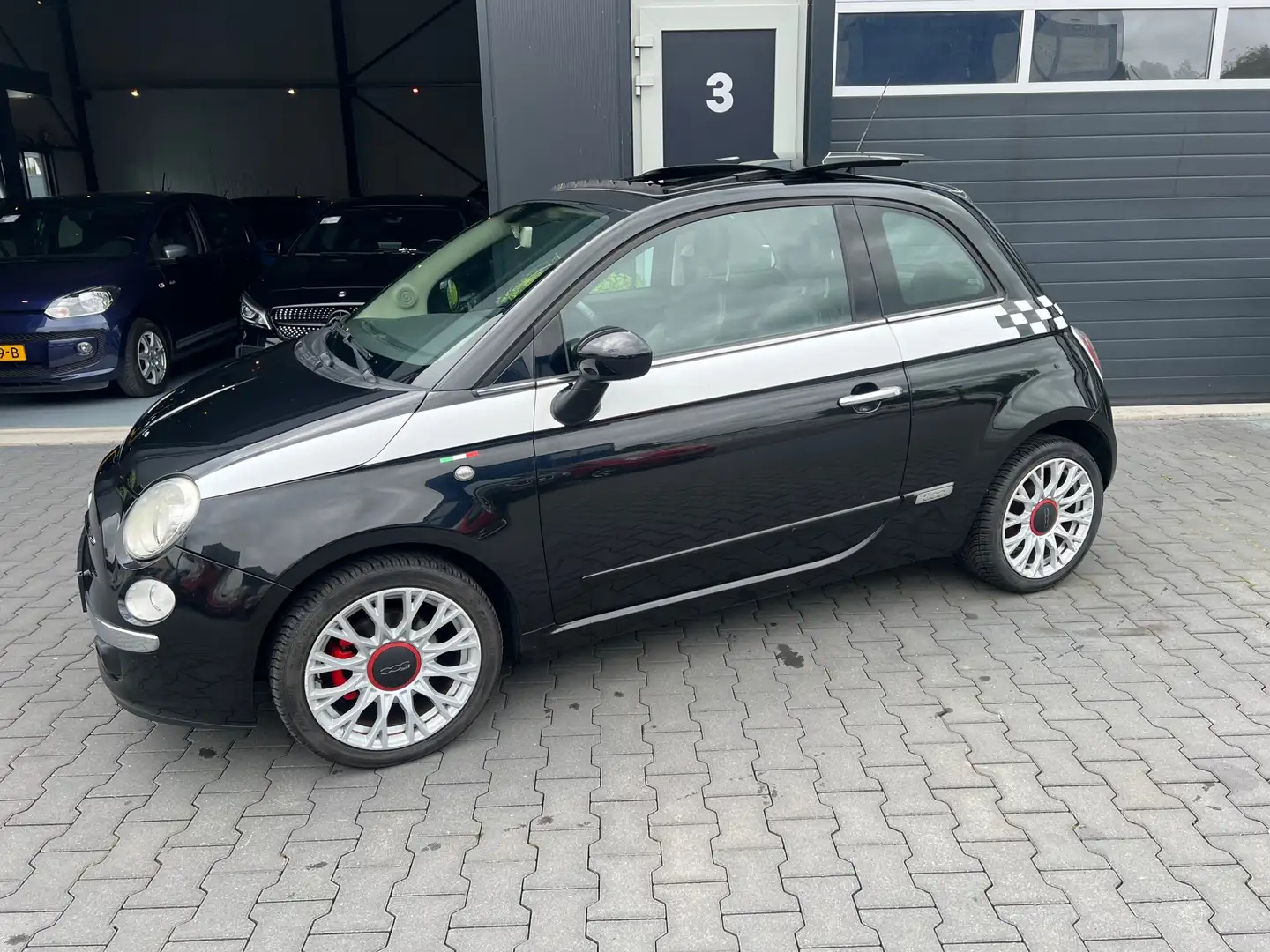 Fiat 500 1.4-16V NIEUWE APK !! Zwart - 2