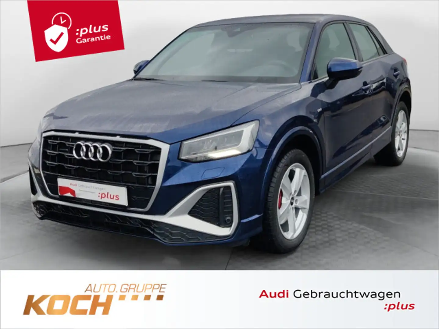 Audi Q2 35 TDI q. S-Tronic S-Line, LED, AHK, RFK, Amb Blau - 1
