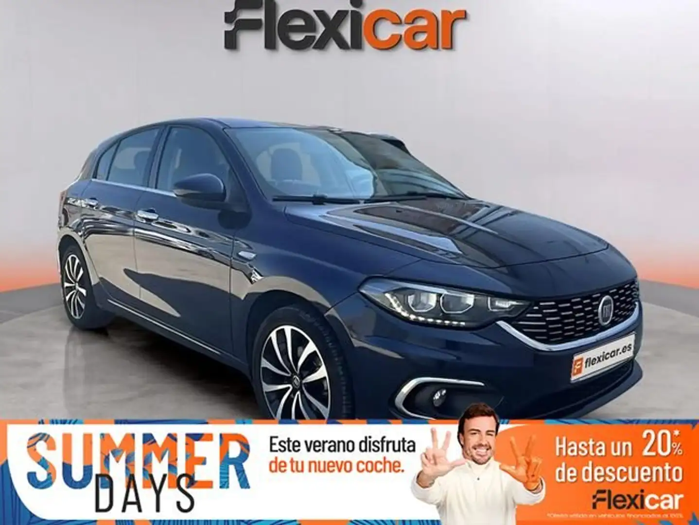 Fiat Tipo 1.4+T-Jet+16v+88kW+%28120CV%29+Lounge Azul - 1