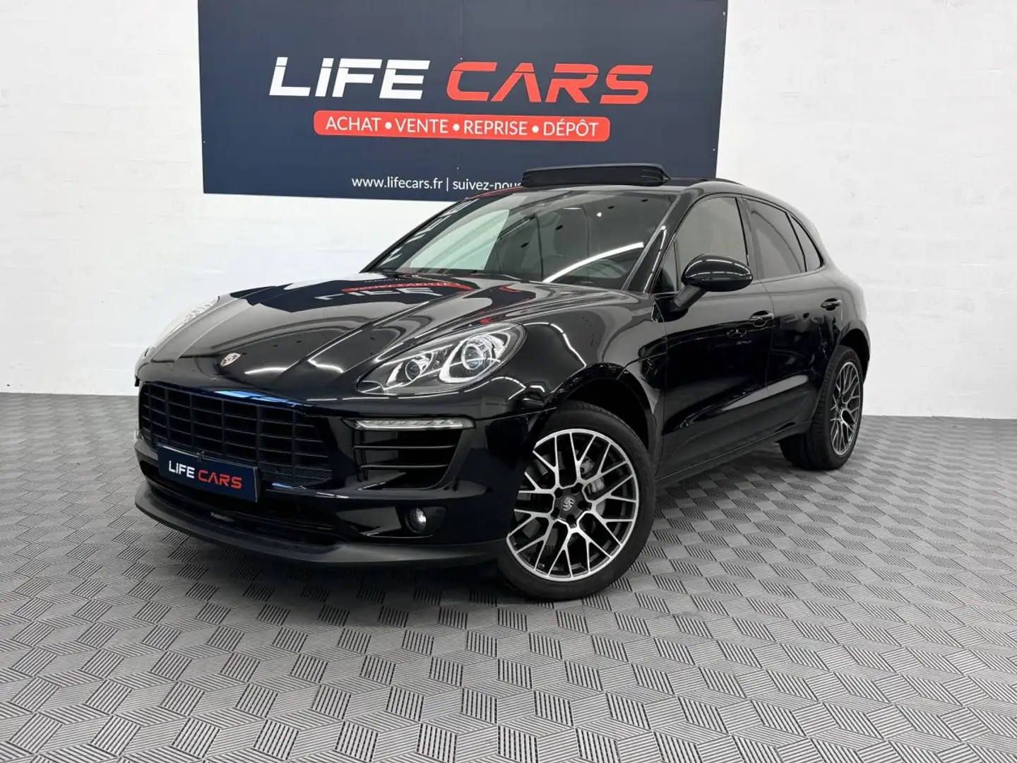 Porsche Macan 3.0 V6 258ch S Diesel PDK 2016 entretien complet v Nero - 2