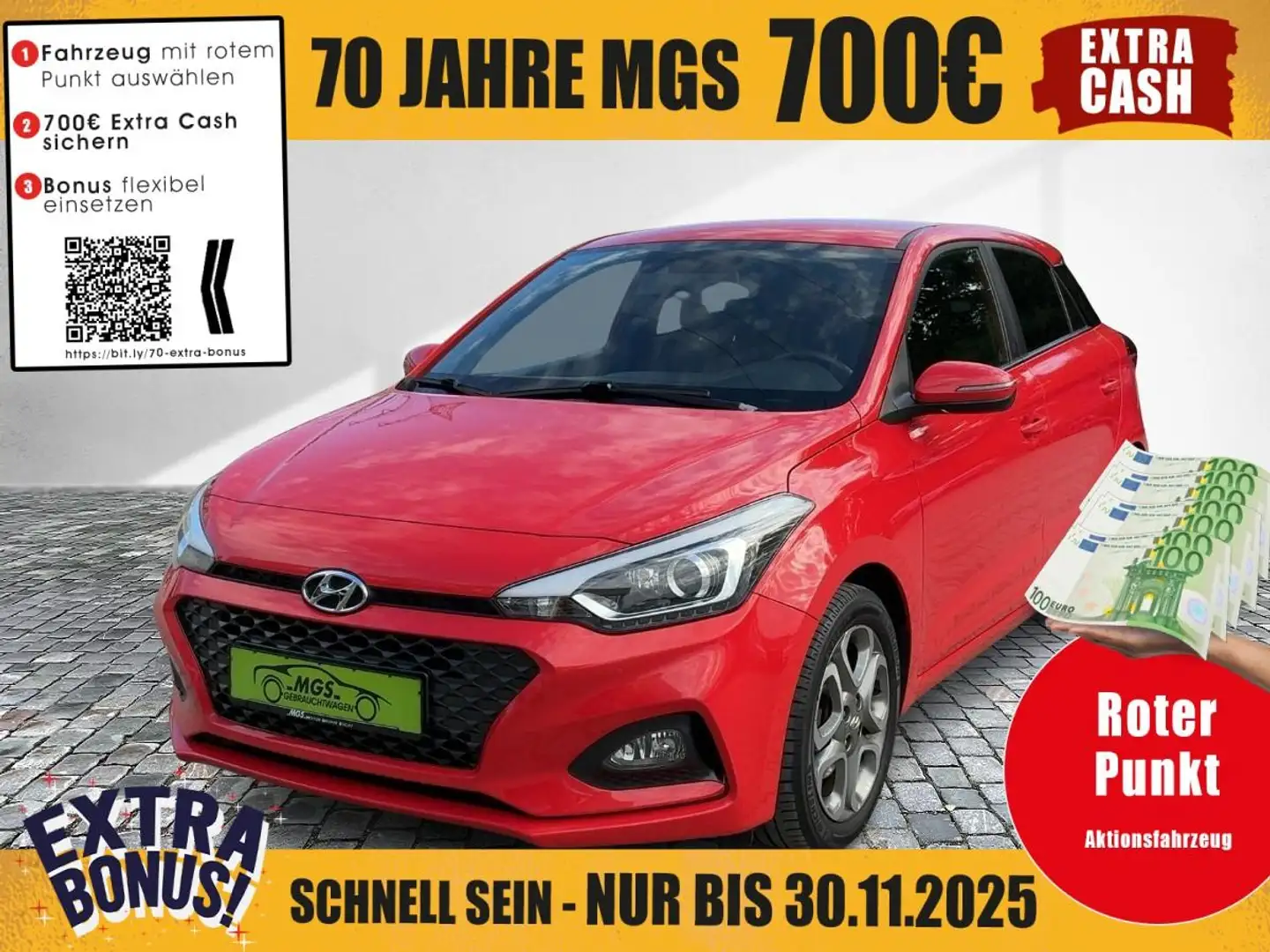 Hyundai i20 Style 1.0 TGDI KAT BT #ANDROID #S&S Rouge - 1