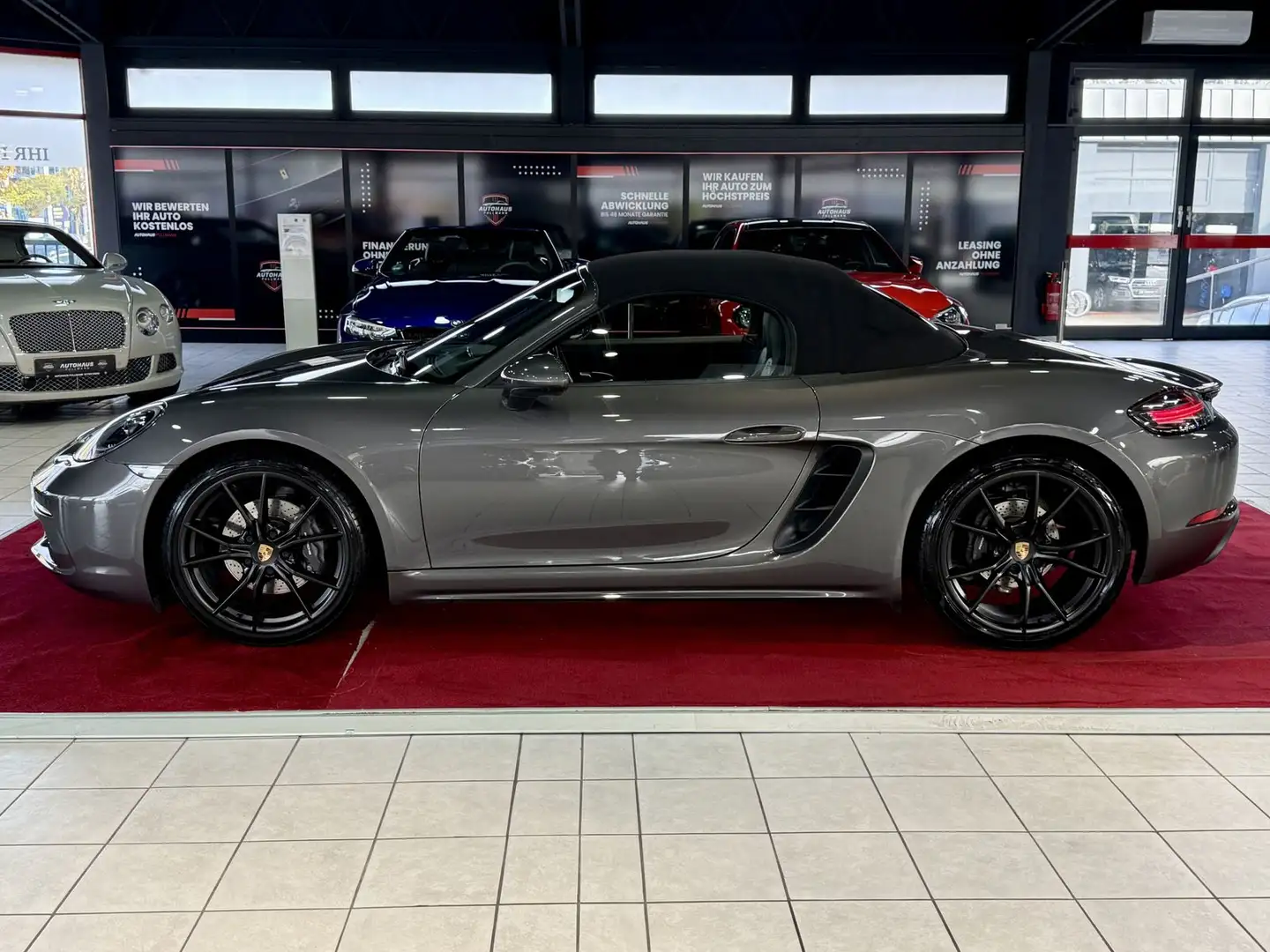 Porsche 718 SPORT-CHRONO-PAKET +PDK+RÜCKFAHRK.+TEMPOMAT Сірий - 2