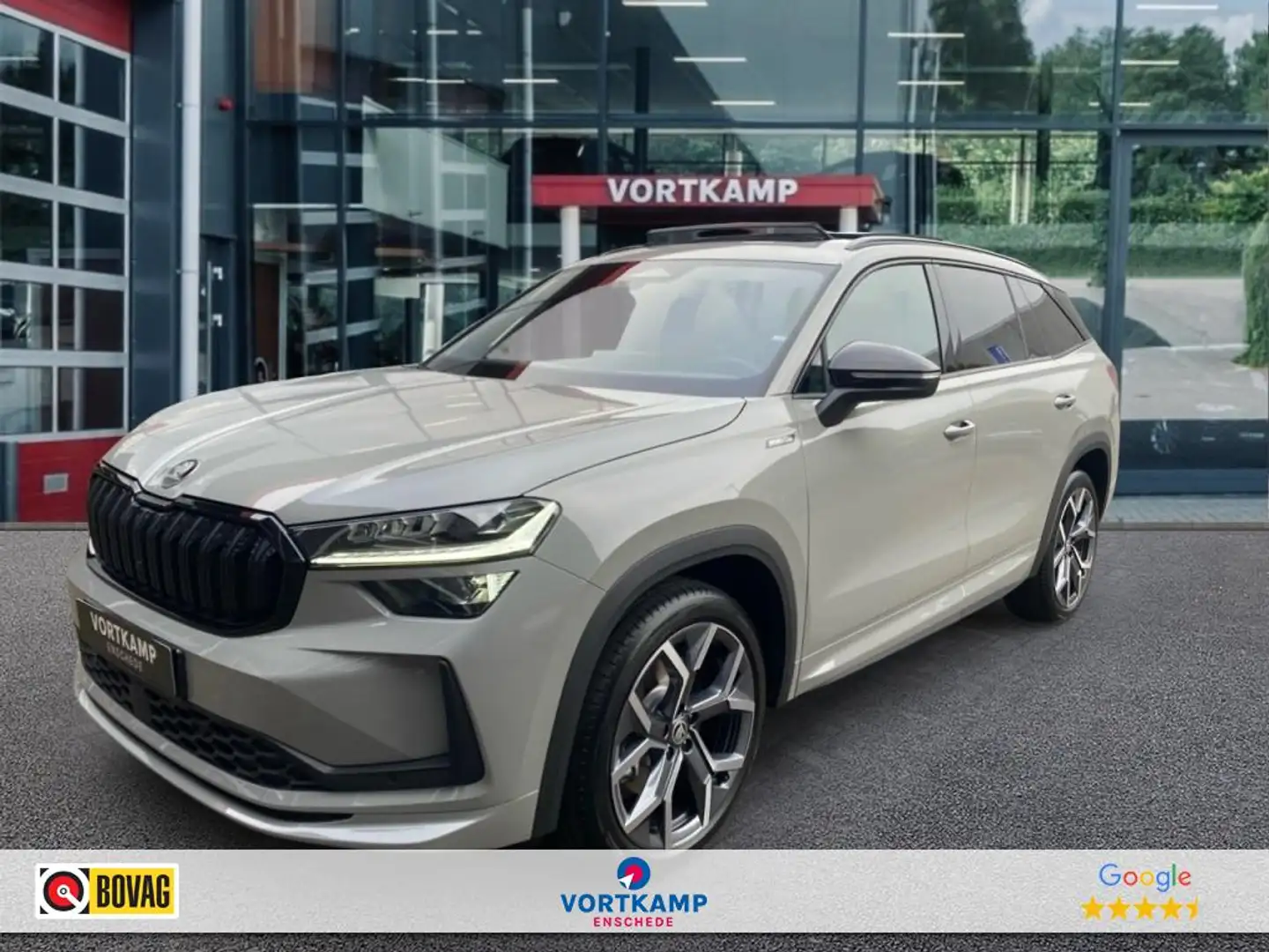 Skoda Kodiaq 1.5 TSI DSG SPORTLINE 7P PANO-DAK/CAMERA/TREKHAAK/ Grijs - 1