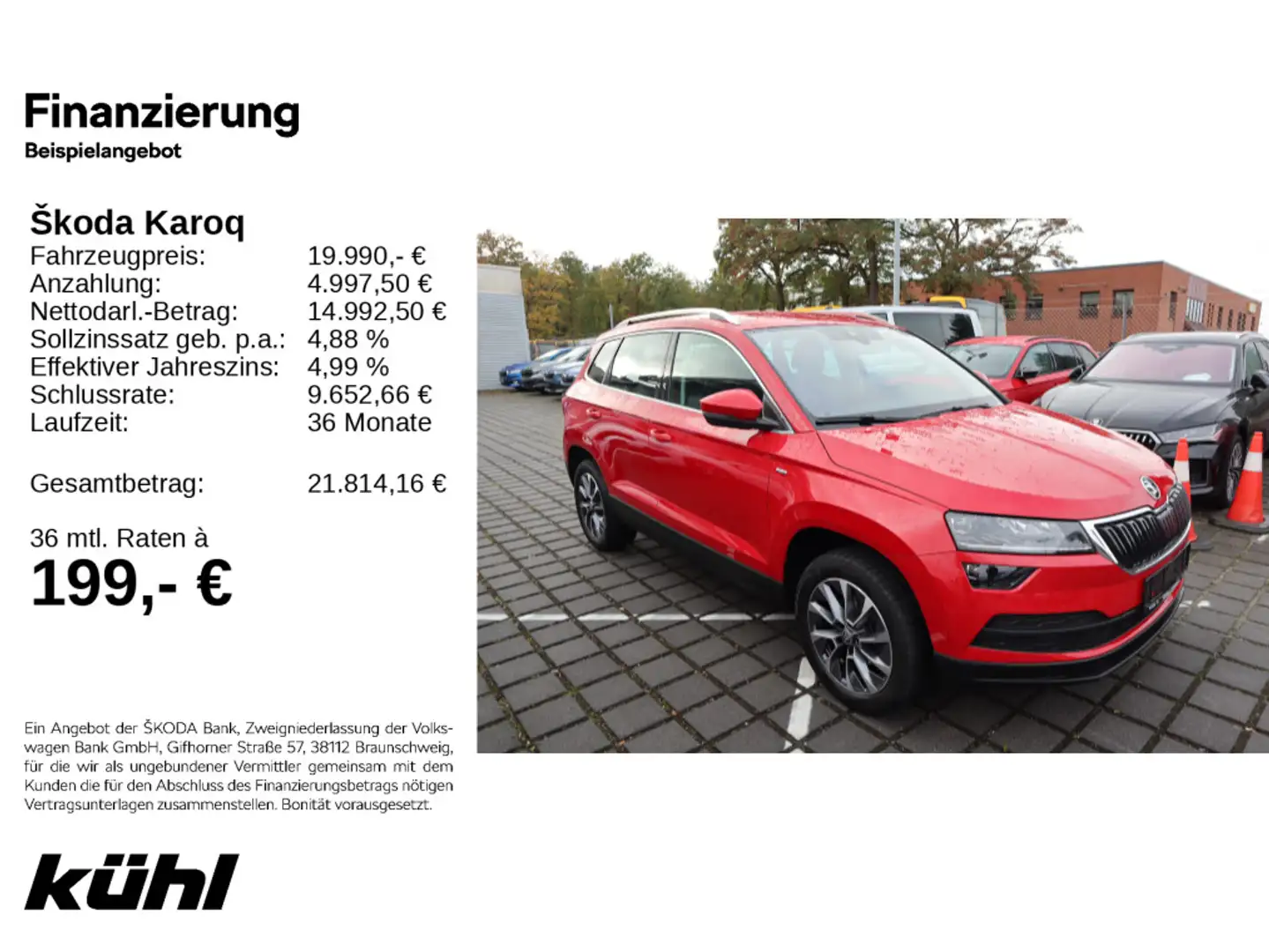 Skoda Karoq 1.5 TSI Drive 125 Rouge - 1