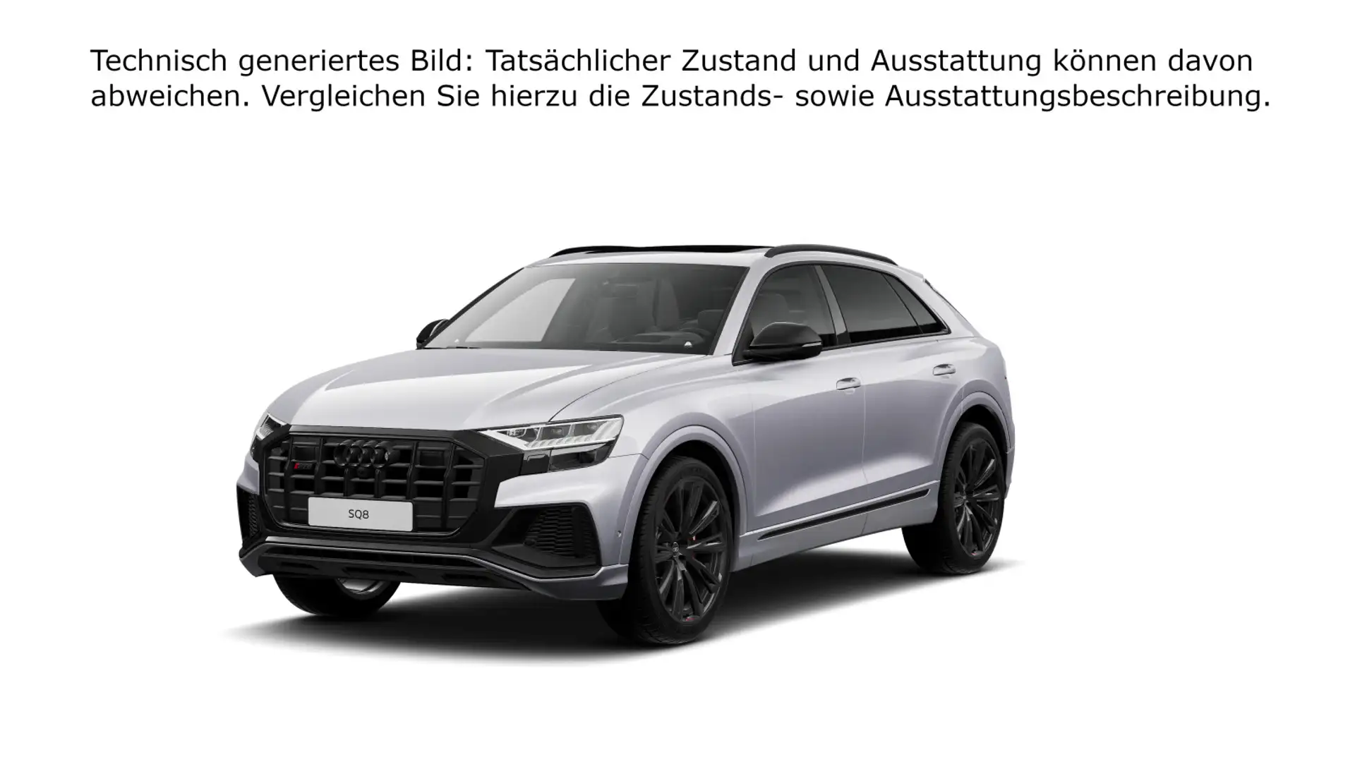 Audi SQ8 TFSI quattro HD-Matrix/AHK/Head-up/Pano/B&O- Silber - 2