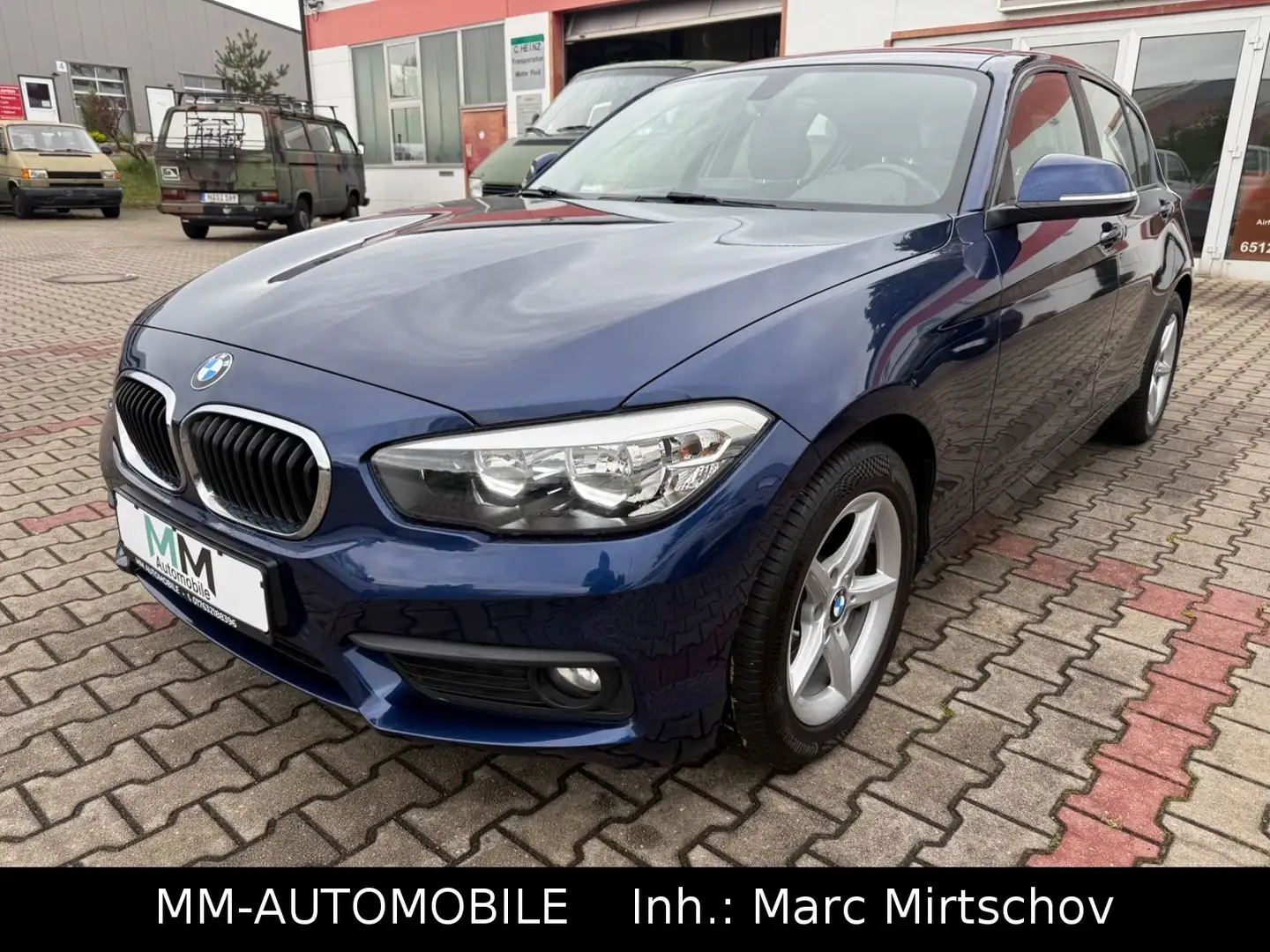 BMW 116 d Advantage 5-trg-AUT-NAVI-PDC-SHZ-TEM-BMW KD Blau - 2