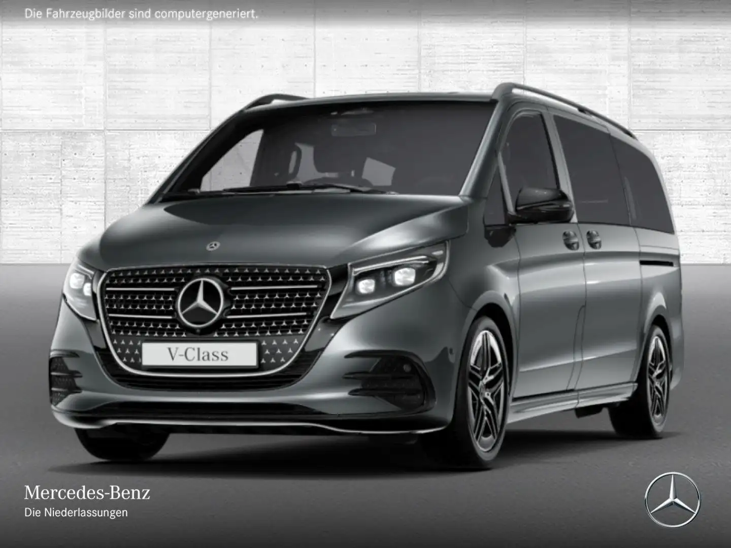 Mercedes-Benz V 300 d STYLE+AMG+9G+AHK+StandHZ+Klimaautom.+Navi Grau - 2
