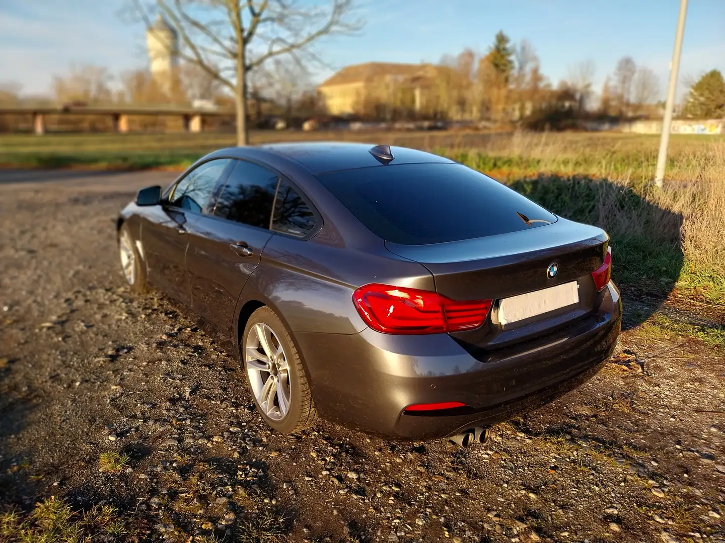 BMW 420 420i Gran Coupe Sport Line Grau - 2