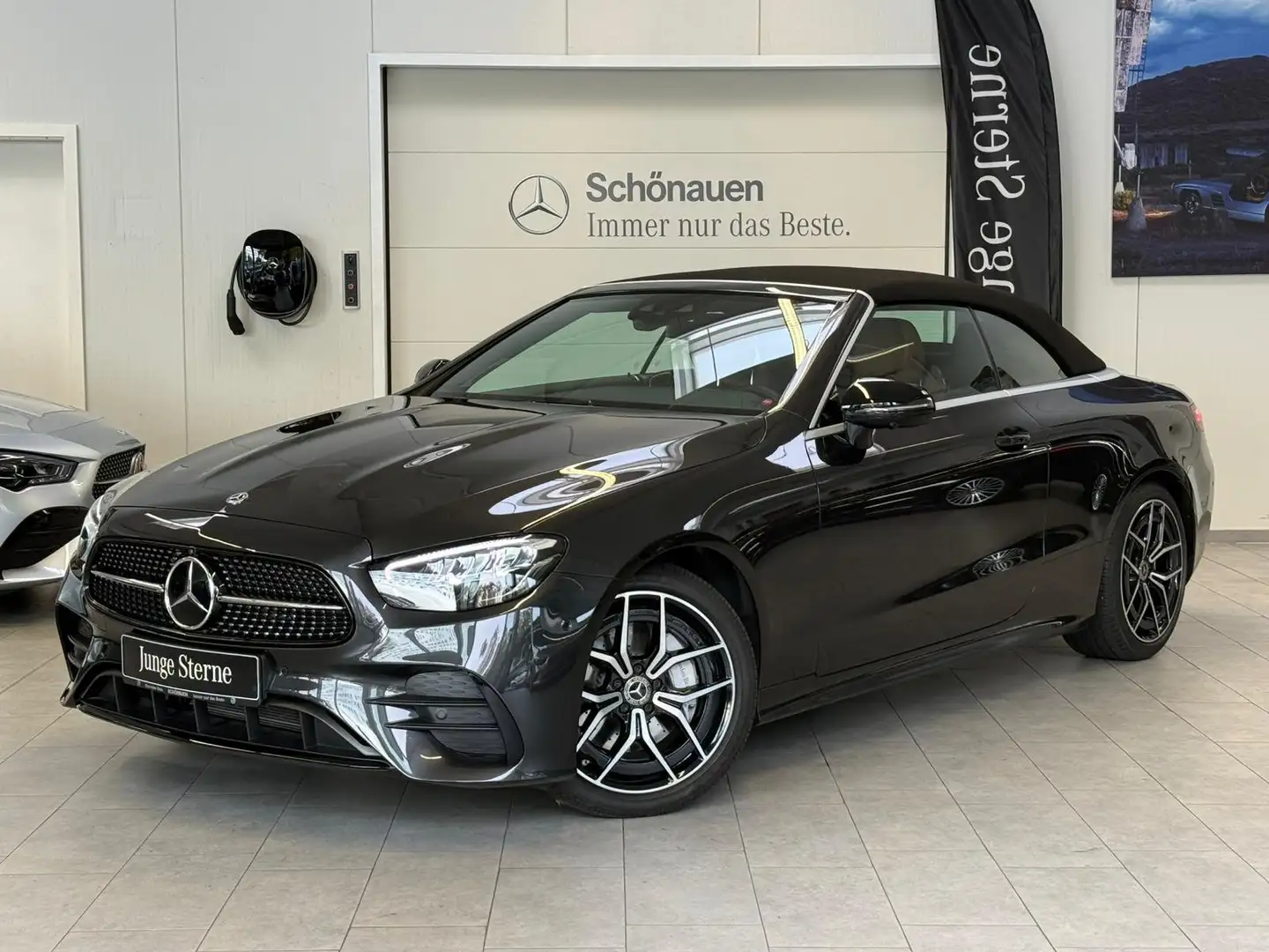 Mercedes-Benz E 200 Cabrio AMG+DISTR+MEMORY+NIGHT+BURMES+360° Grau - 1