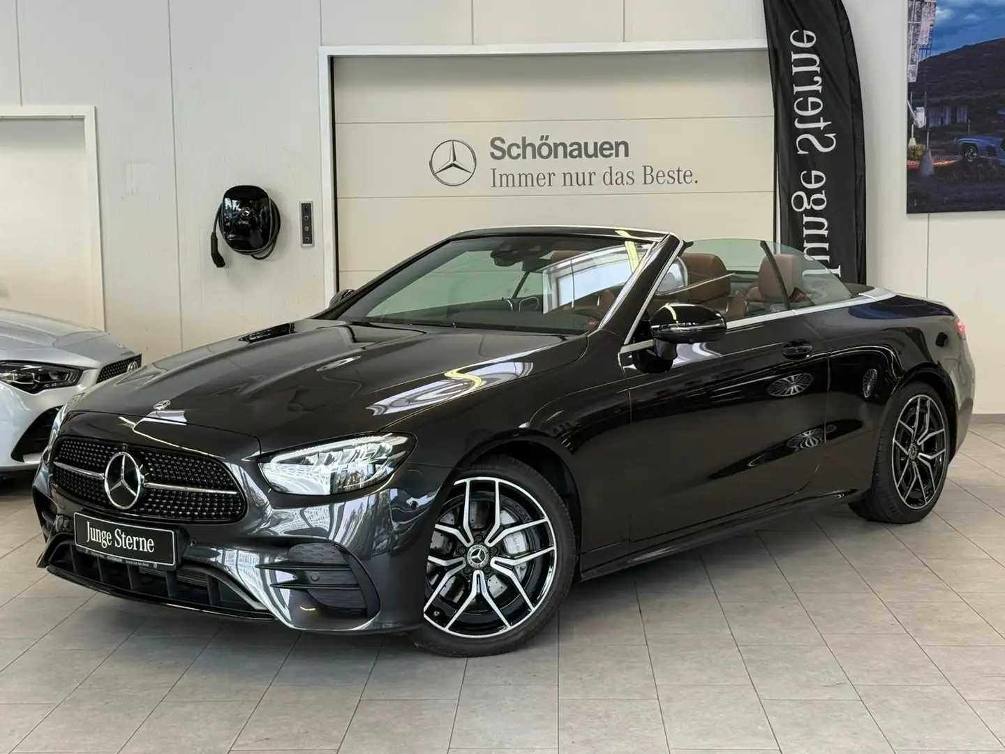 Mercedes-Benz E 200 Cabrio AMG+DISTR+MEMORY+NIGHT+BURMES+360° Grau - 2