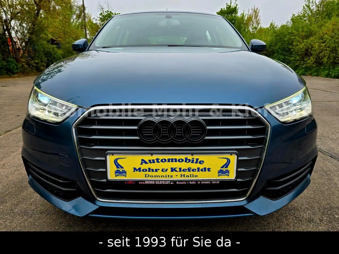 Audi A1 Sportback S tronic design*BiXENON*SHZ*PHONE* Bleu - 2