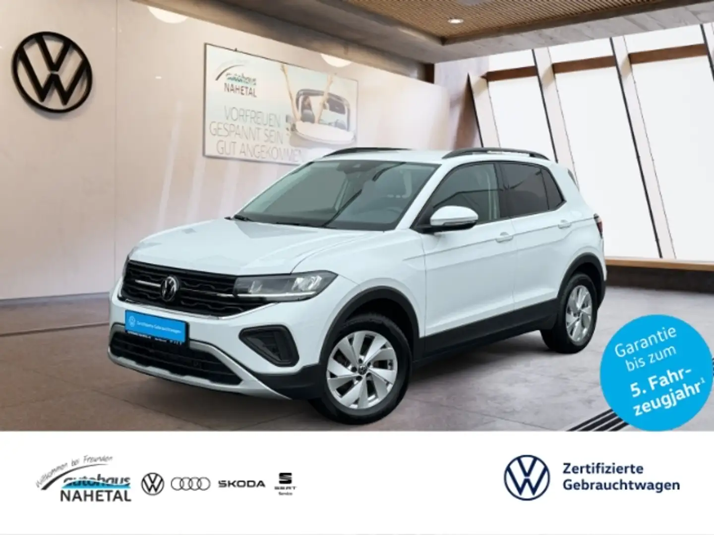Volkswagen T-Cross 1.0TSI Life LED NAVI REAR VIEW 2Z-KLIMA ACC TRAVEL Wit - 1