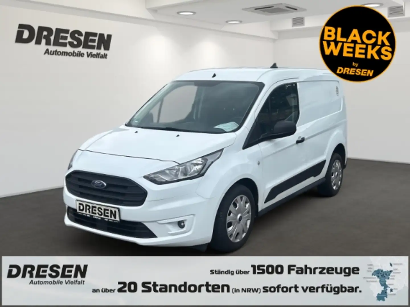 Ford Transit Connect Kasten Trend 1.5 Allwetter Klima DAB Notbremsass. Weiß - 1