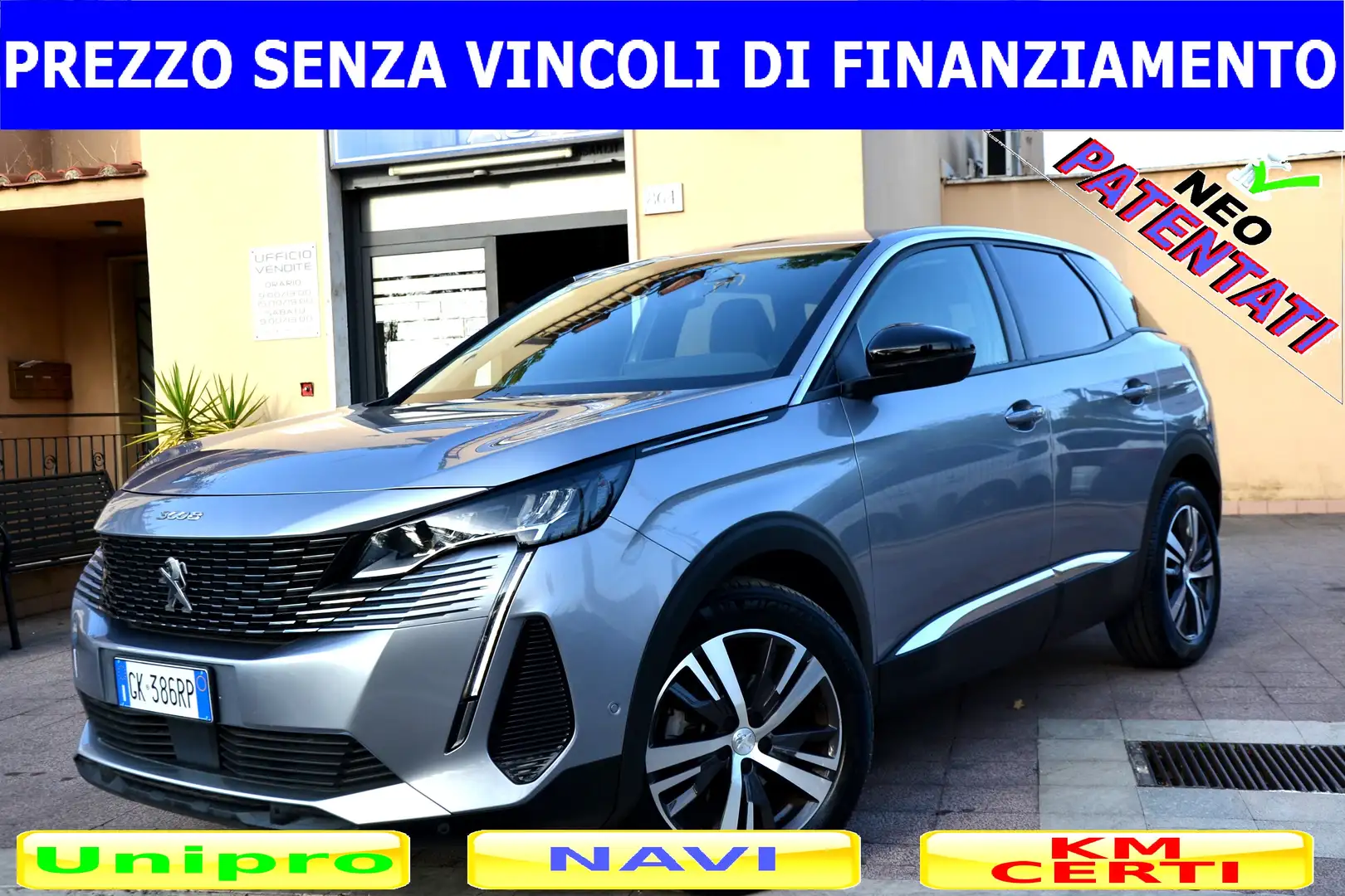 Peugeot 3008 1.5 HDi 130CV EAT8 ALLURE **PREZZO VERO**UNIPRO'* Grau - 1