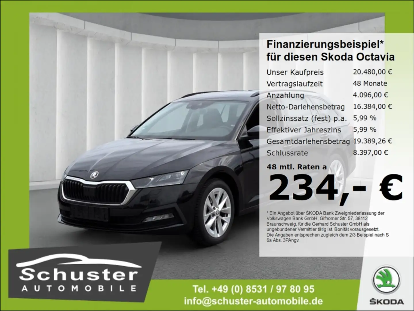 Skoda Octavia Combi 1.5TSI*Matrix-LED ACC Navi 4xSHZ Schwarz - 1