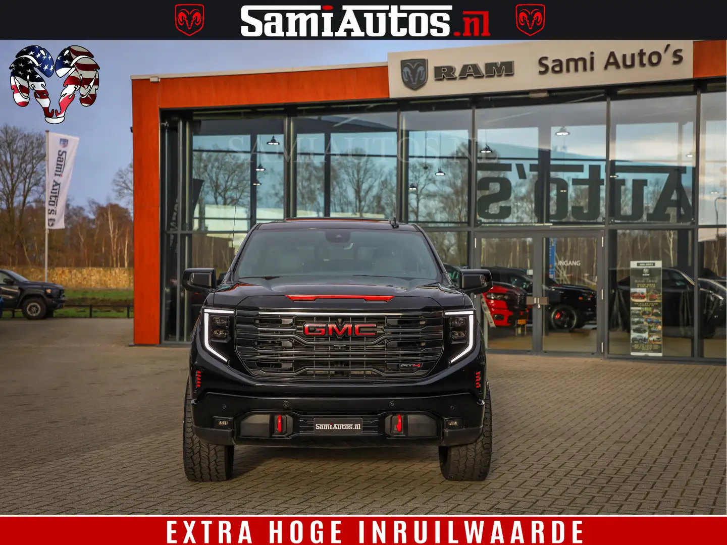 GMC Sierra AT4 6.2 V8 | Alle opties | VIRTUAL COCKPIT | DC | Zwart - 2