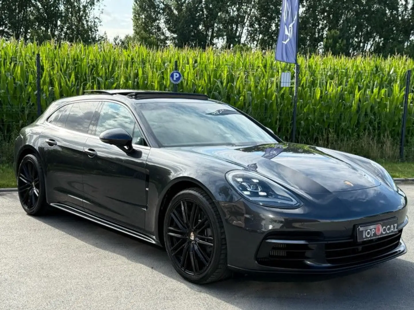 Porsche Panamera SPT TURISMO (971) 3.0 V6 462CH 4 E-HYBRID * 37.000KM * TOIT OUVRANT * CAMERA 360 Gris - 2
