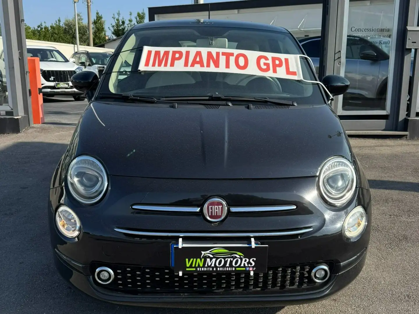 Fiat 500 1.2 Lounge s&s 69cv Nero - 1