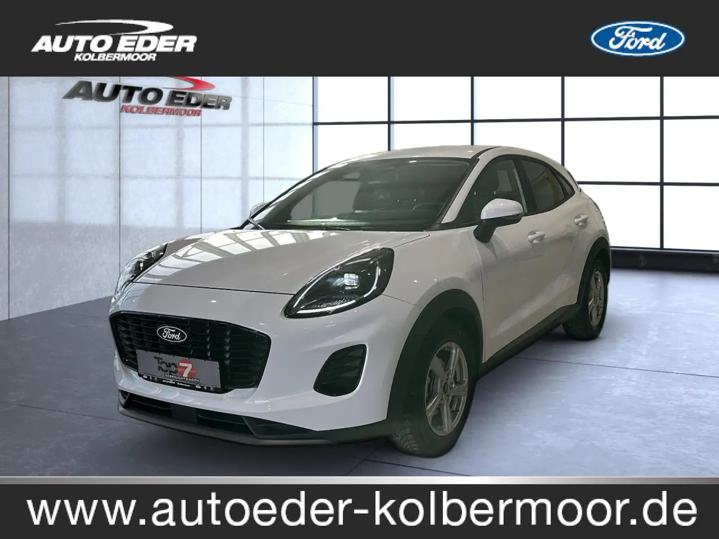 Ford Puma Titanium Bluetooth Navi LED Klima el. Fenster Weiß - 1