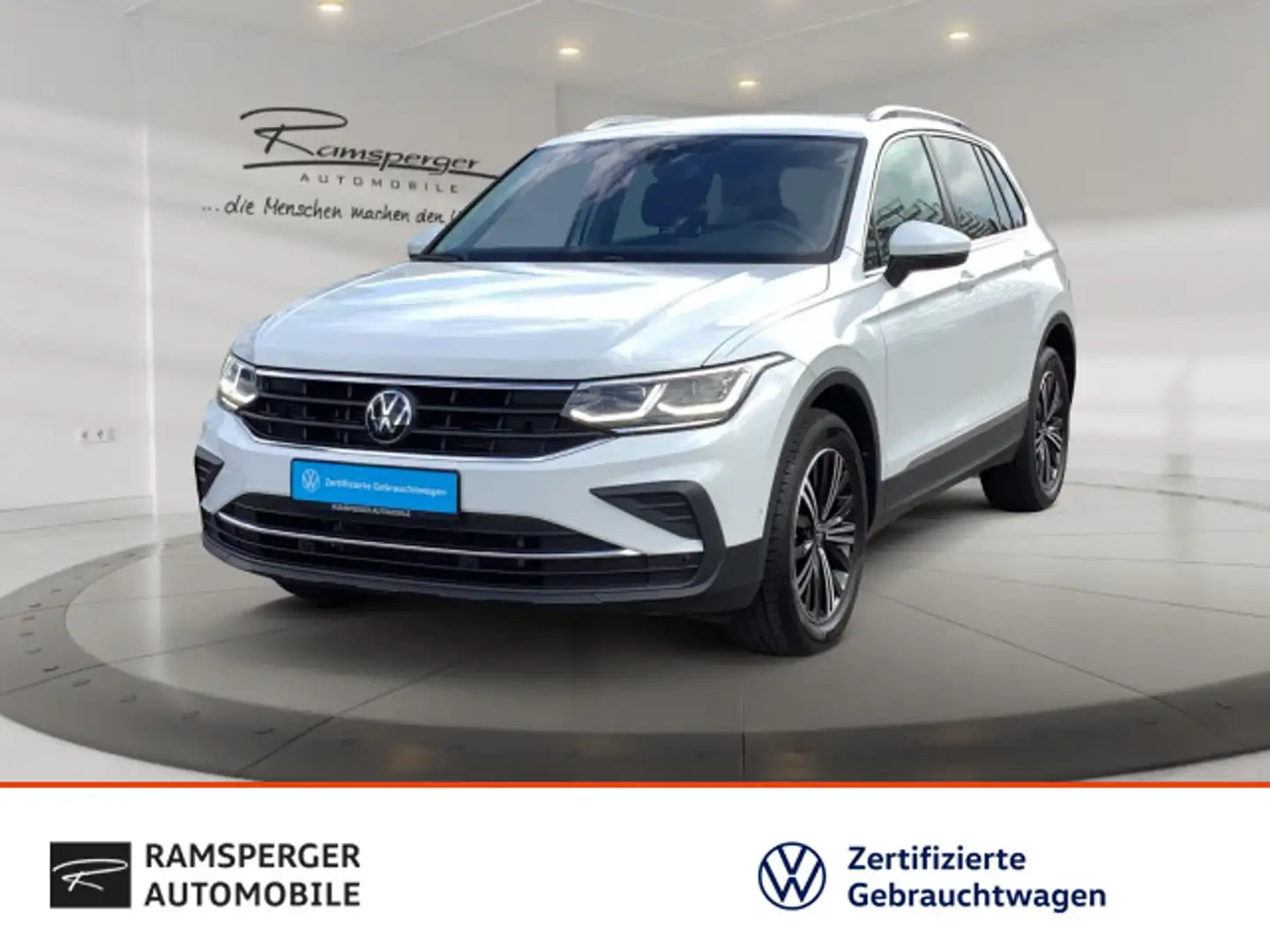 Volkswagen Tiguan 1.5 TSI DSG Move AHK ACC Matrix Standh. N Weiß - 1