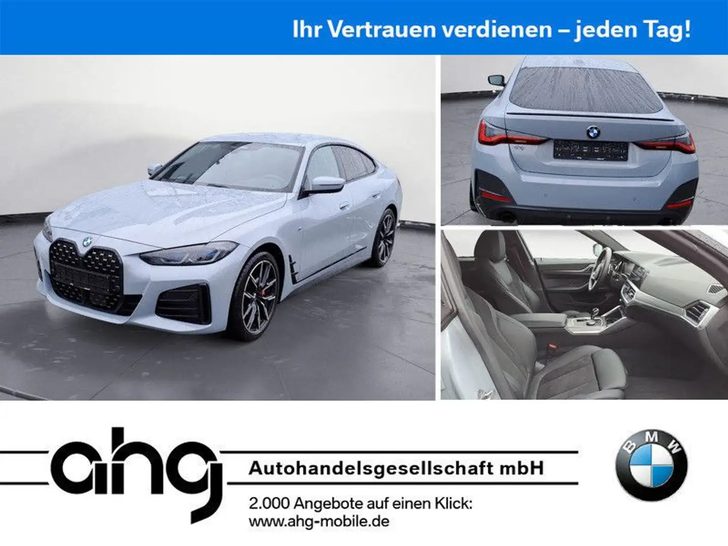 BMW 430 Navi Bluetooth PDC Klima DPF Grau - 1
