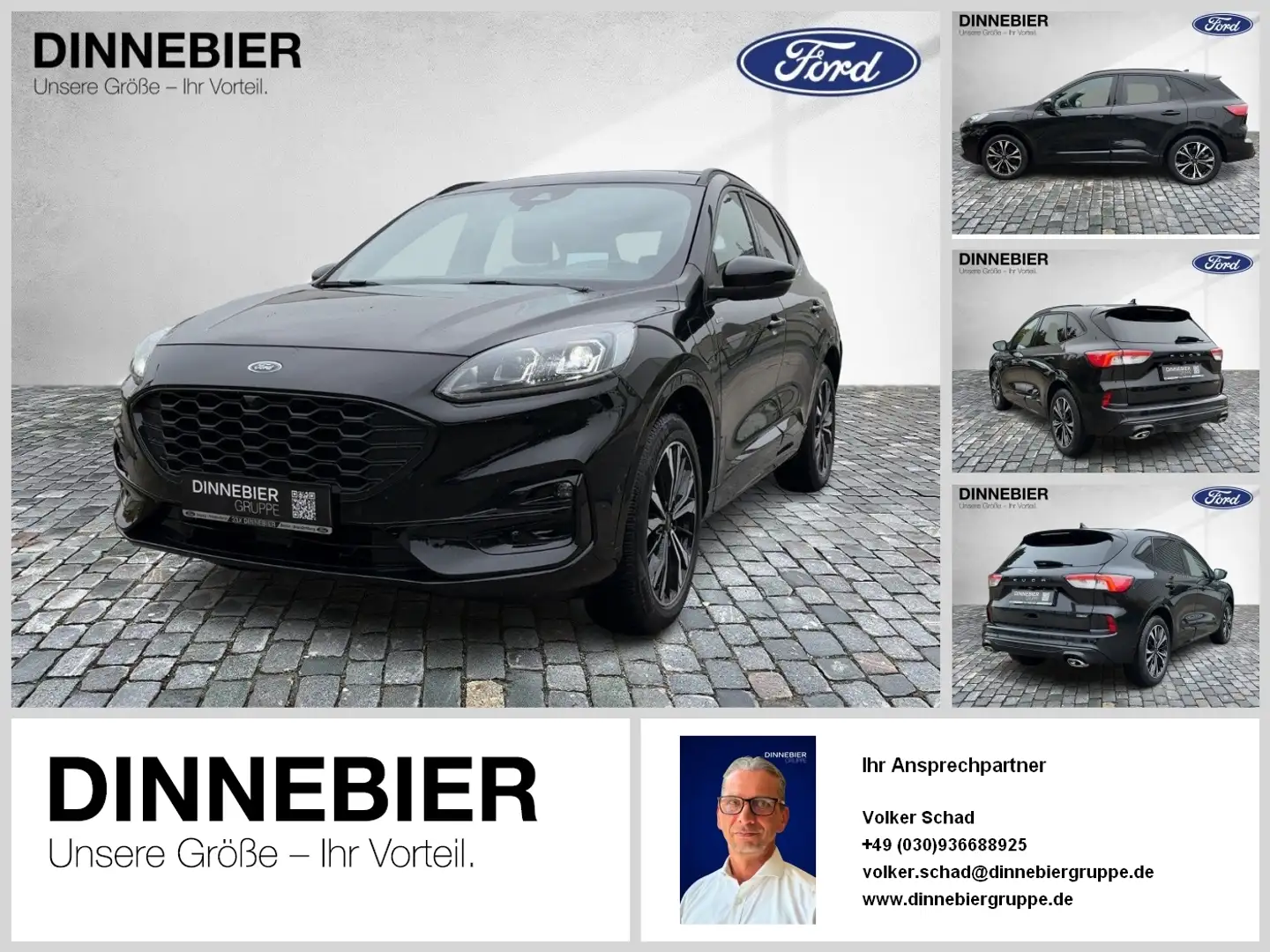 Ford Kuga ST-Line X LED+Glasdach+Kamera+Headup Noir - 1