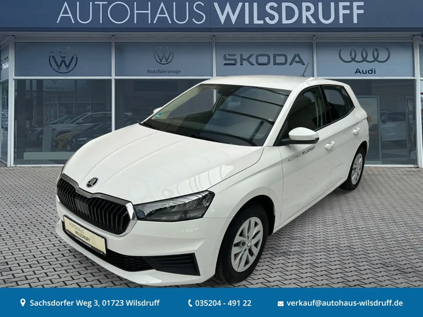 Skoda Fabia 1.0 TSi Ambition LED APP-CON SHZ KAMERA Weiß - 1