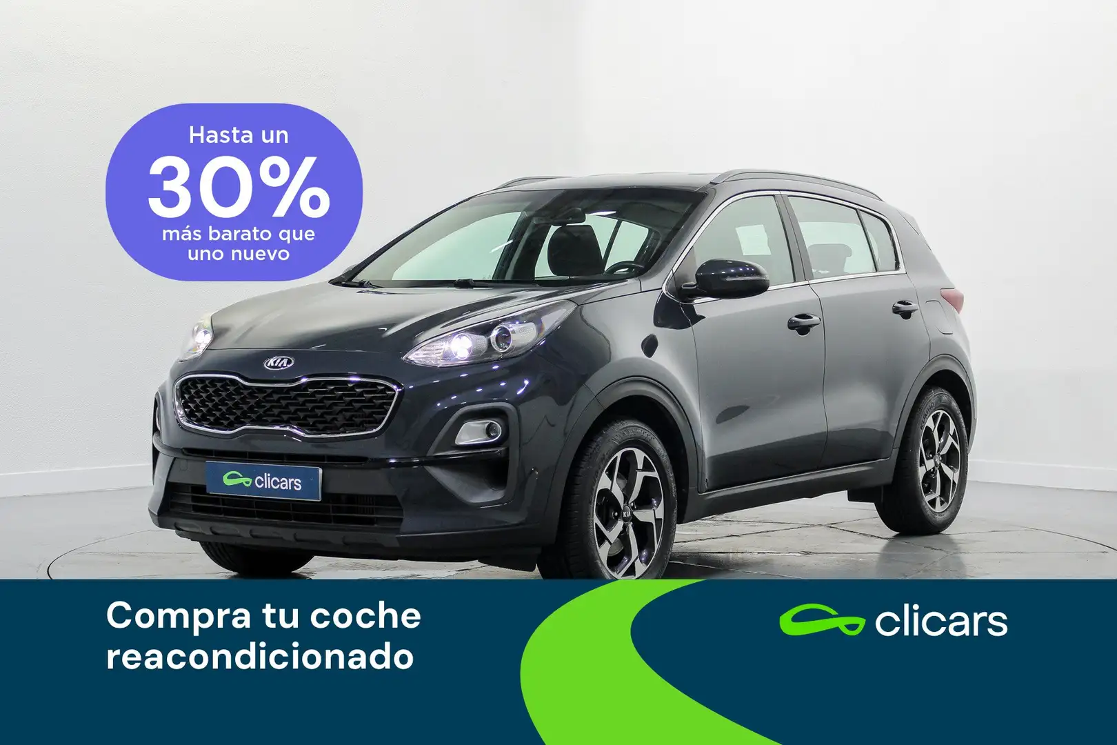 Kia Sportage 1.6 MHEV Business 4x2 136 Gris - 1