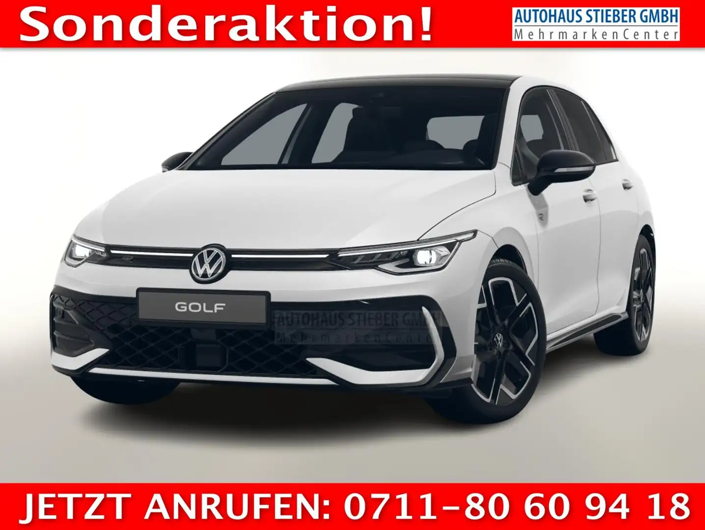 Volkswagen Golf R-Line 8 1.5 eTSI 150 DSG MY25 Nav Pano 110 kW ... Weiß - 1