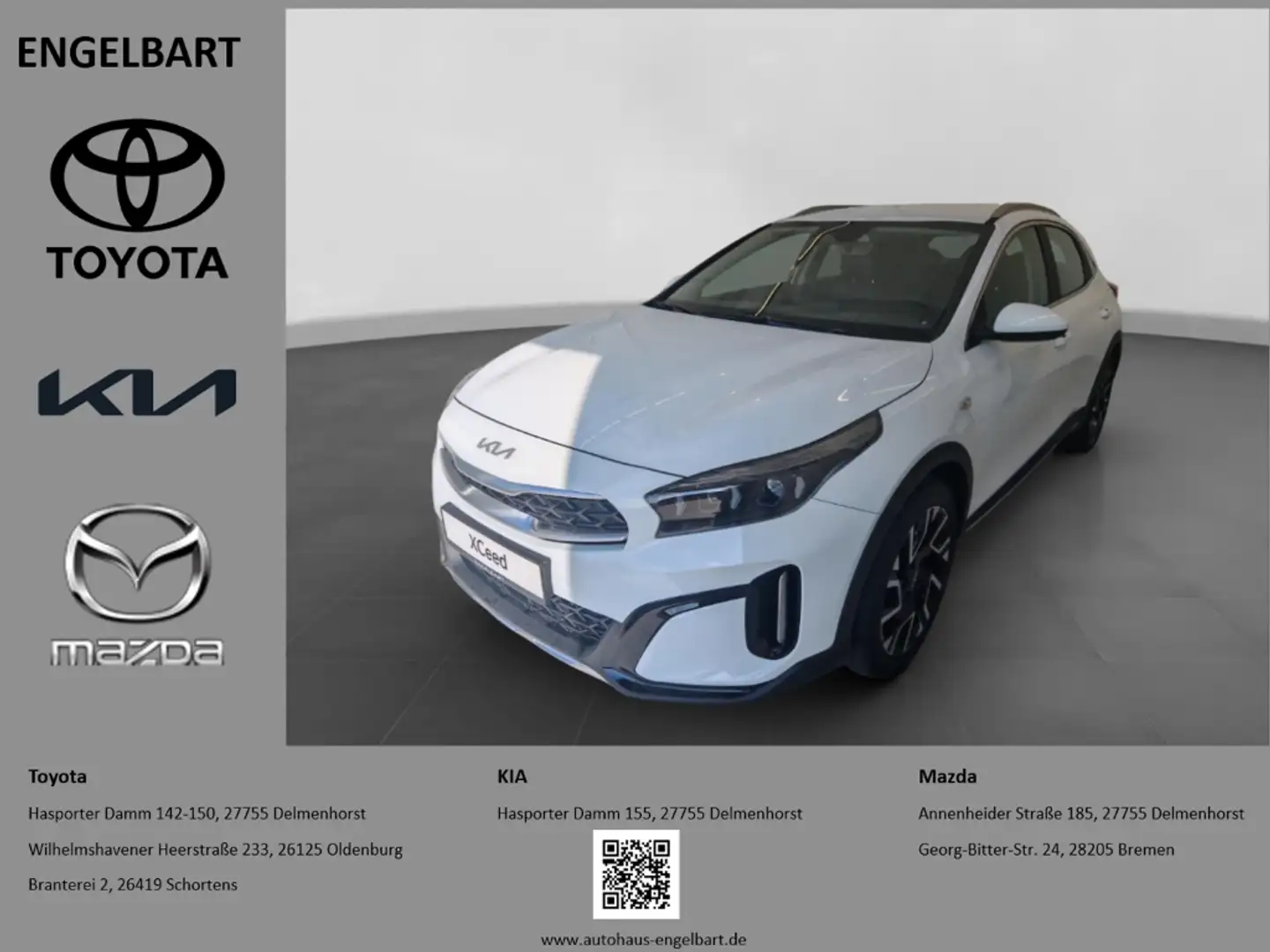 Kia XCeed Vision 1.5 T Komfort-Paket Navi Weiß - 1