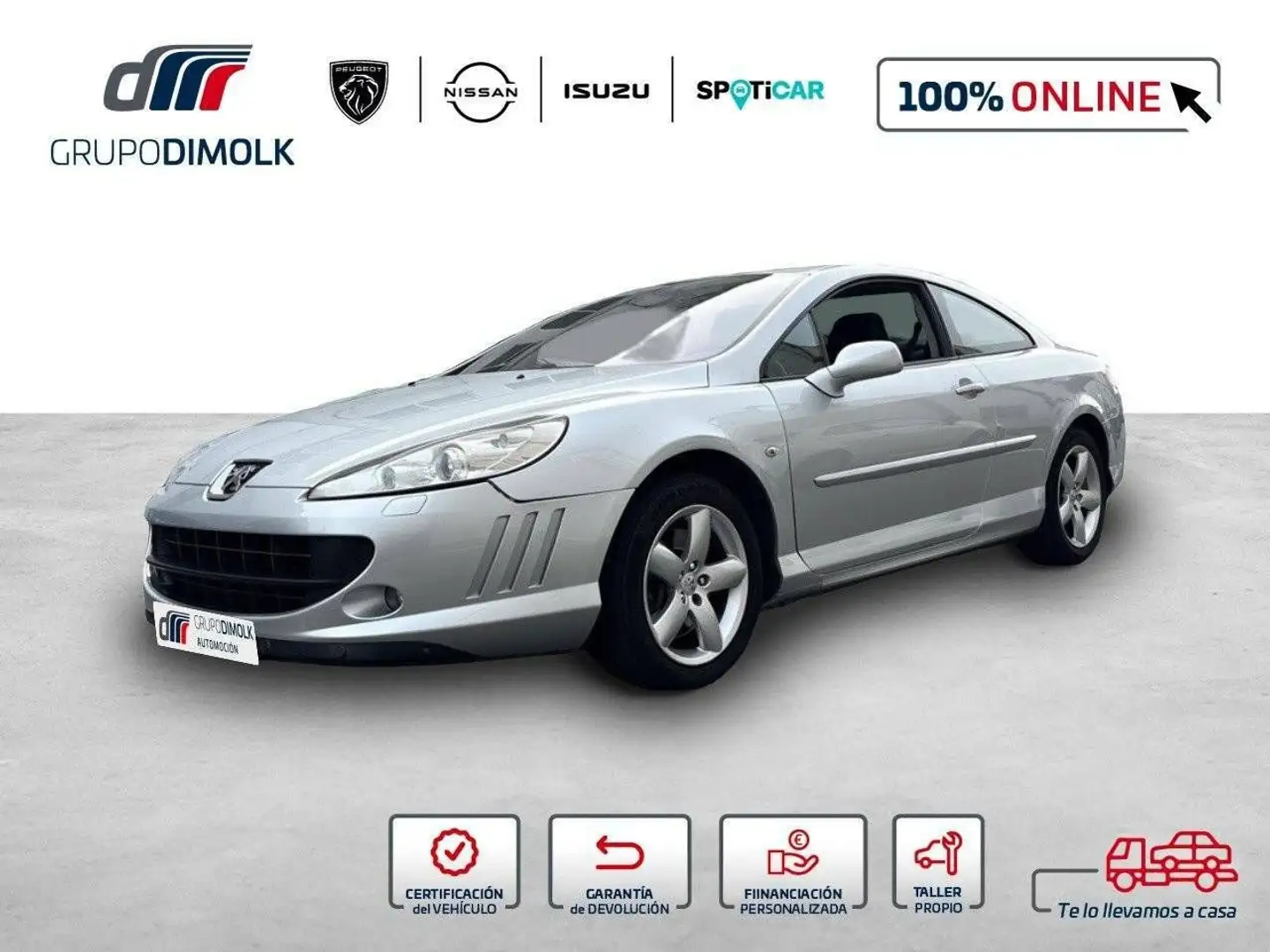 Peugeot 407 Coupé 2.0HDI Pack Grau - 1