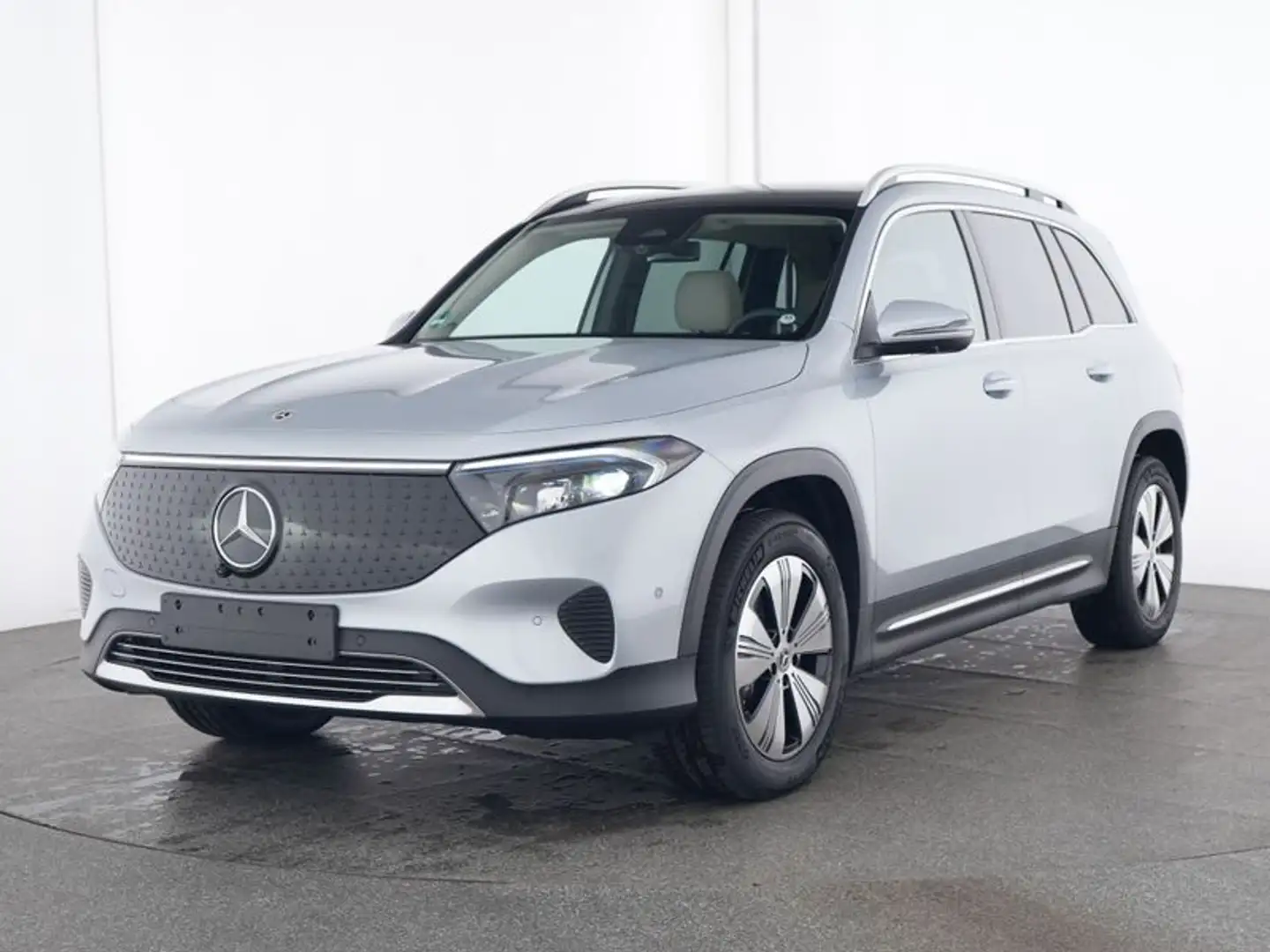 Mercedes-Benz EQB 300 4M Progressive+3. Sitzreihe+Pano+DISTRON Srebrny - 1