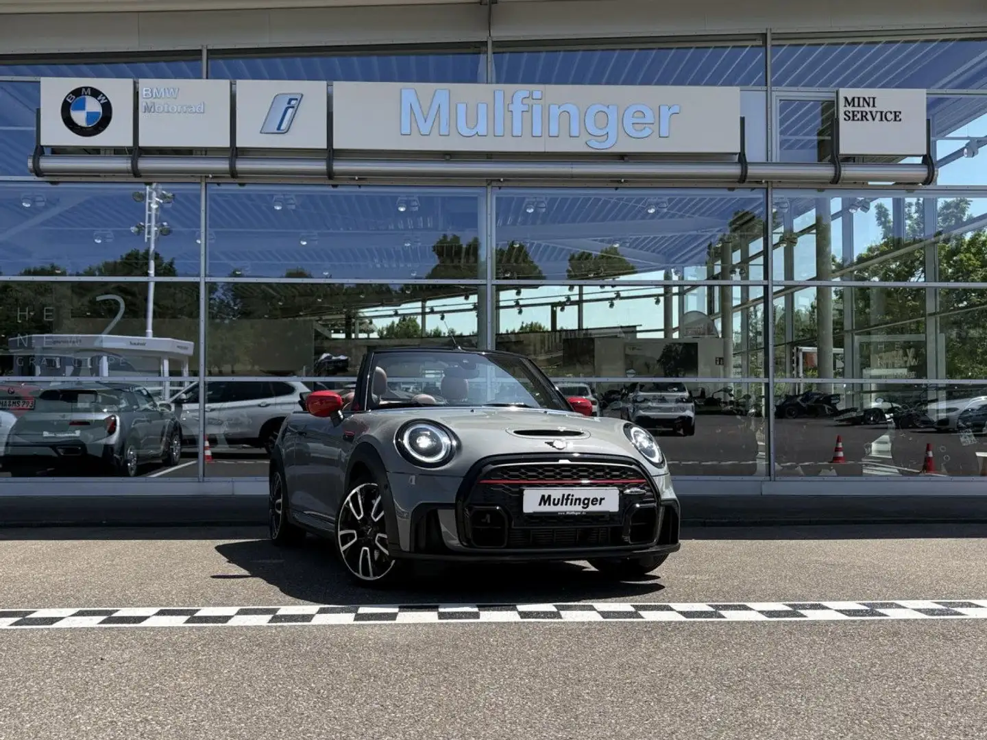 MINI John Cooper Works Cabrio Leder Navi HUD Kamera LED Grau - 2
