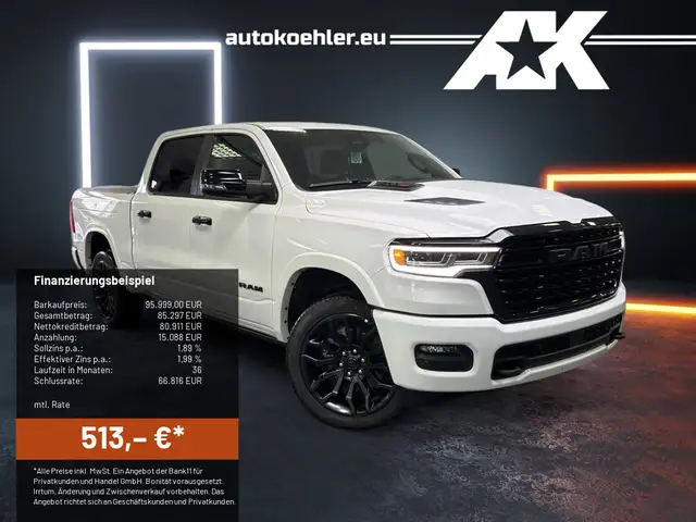 Dodge RAM Limited Night 2025 3J Garantie PANO HUD