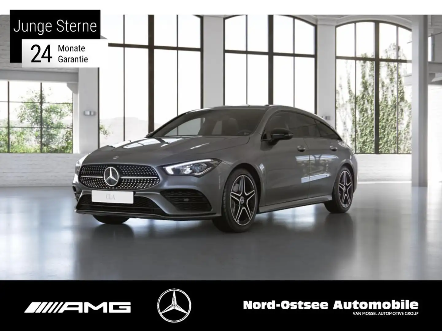 Mercedes-Benz CLA 250 e SB AMG NIGHT KAMERA LED TEMPO SHZ NAVI Gris - 1