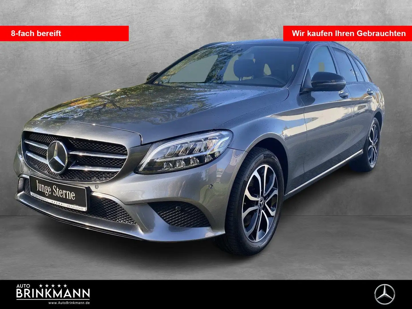 Mercedes-Benz C 220 C 220d 4M T AVANTGARDE/NIGHT/LED/KAMERA/BUSINESS Gris - 1