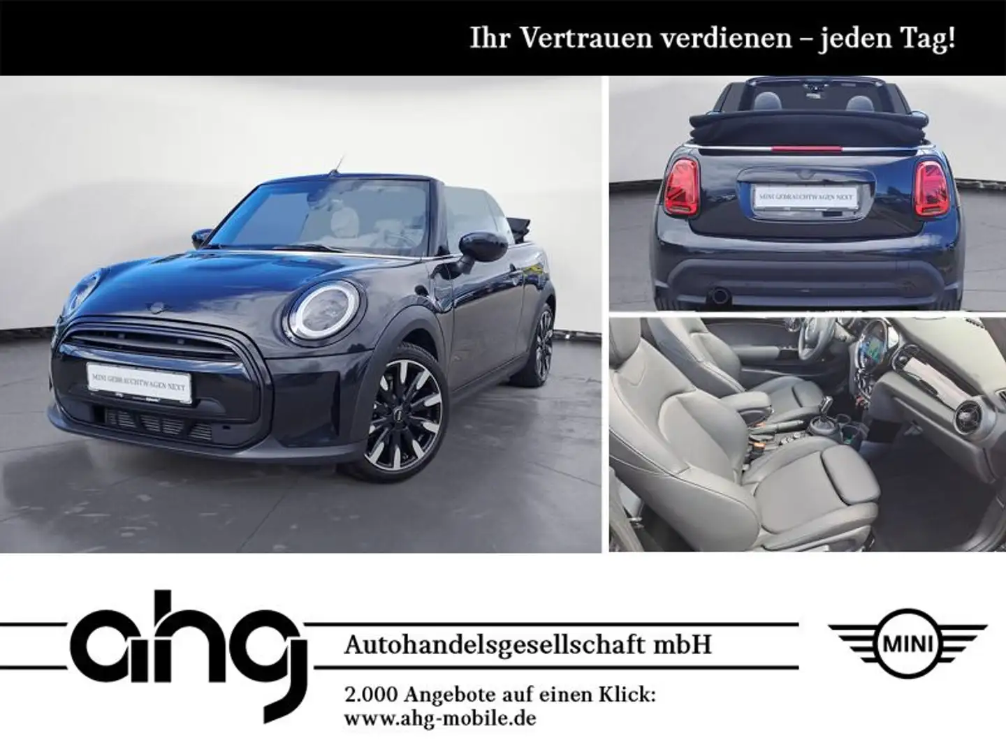 MINI Cooper Cabrio Classic Trim Aut. Navi Sitzheizung Schwarz - 1
