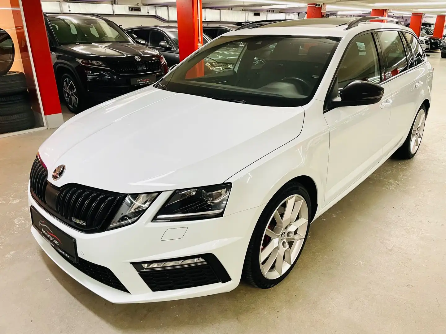 Skoda Octavia Combi 2.0 TDI RS DSG Panorama|LED|Navi Blanc - 1