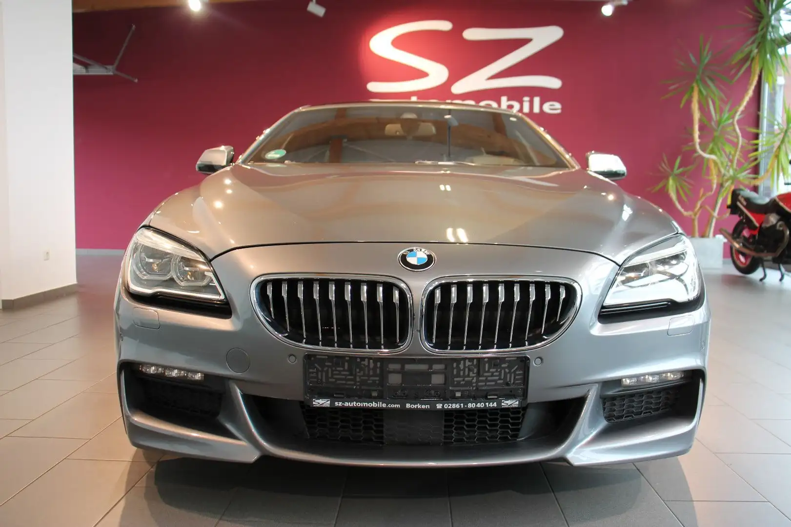 BMW 640 Head-Up ACC Pano LED Navi SHZ Gris - 2