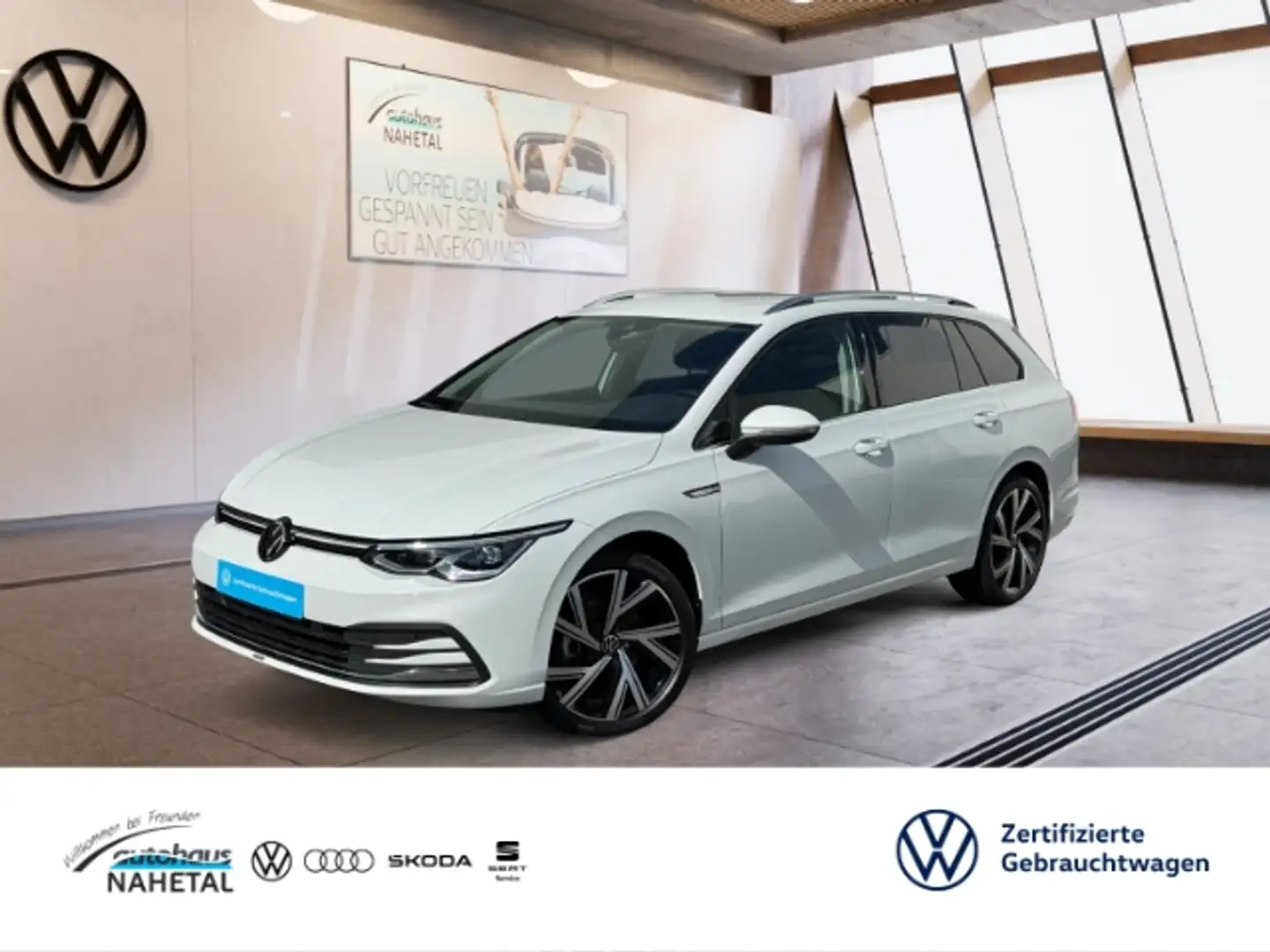 Volkswagen Golf Variant VIII 1.5 TSI Style MATRIX-LED NAVI 18'' AHK ACC AP Weiß - 1