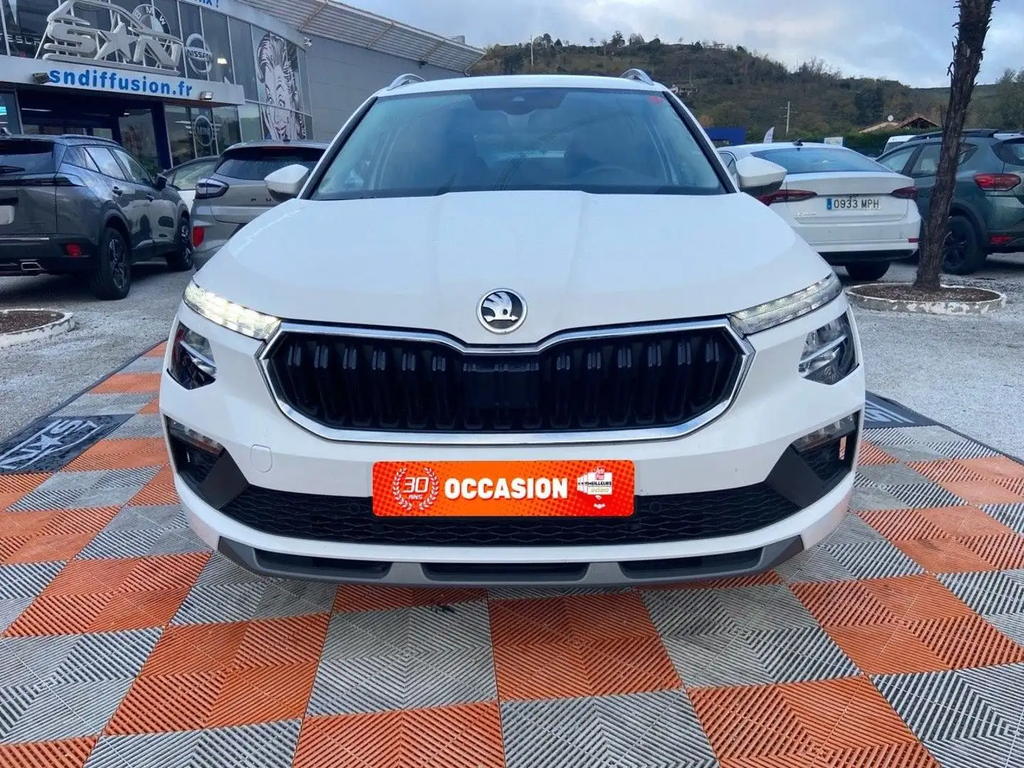 Skoda Kamiq 1.0 TSI 116 BV6 SELECTION Caméra Blanc - 2